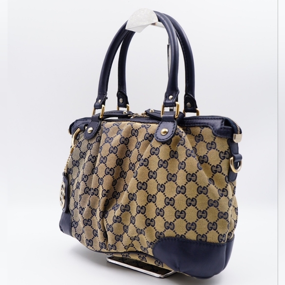 AR34❤️Gucci GG Canvas Sukey 2 way Handbag - Picture 2 of 16